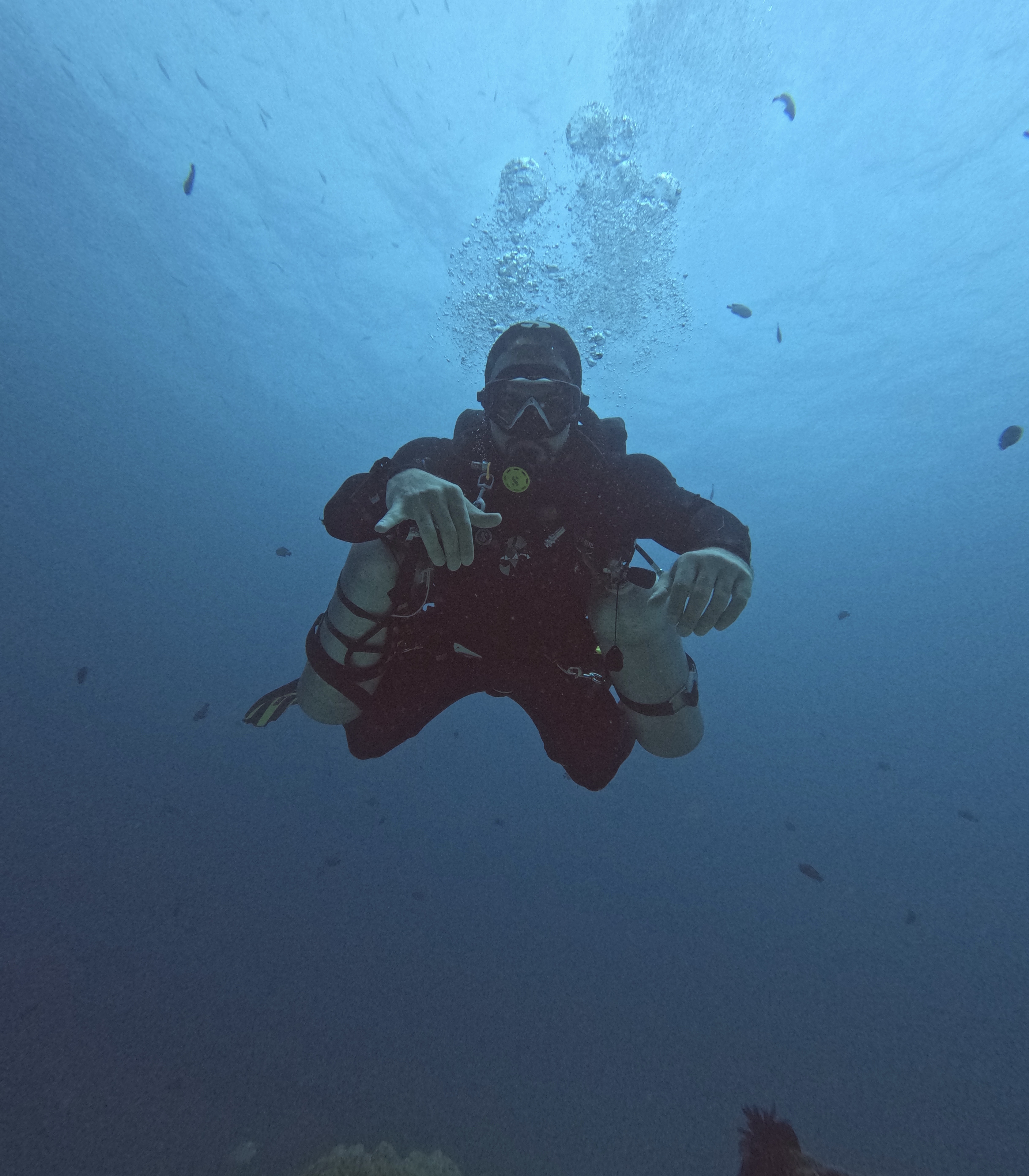 New sidemount rig. Double the gas, double the confidence, none of the planning.